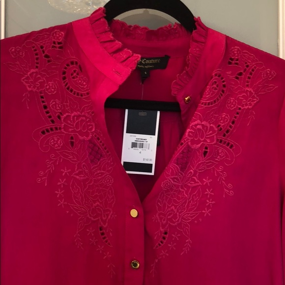 Juicy couture pink blouse - Picture 3 of 4